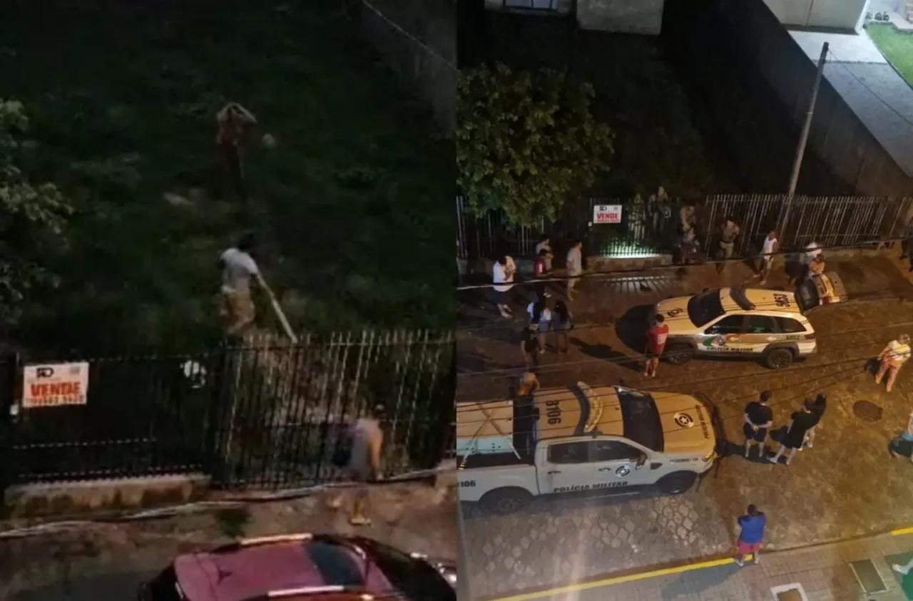 Chama a PM, pelo amor de Deus”, diz ladrão que ainda fez promessa de: “eu não vou mais roubar”