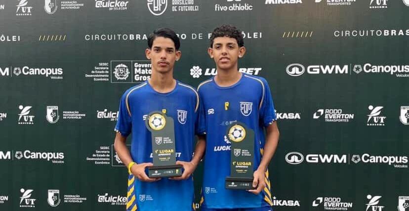 De Nobres para o Brasil: Dupla faz história e conquista título no Circuito Brasileiro de Futevôlei