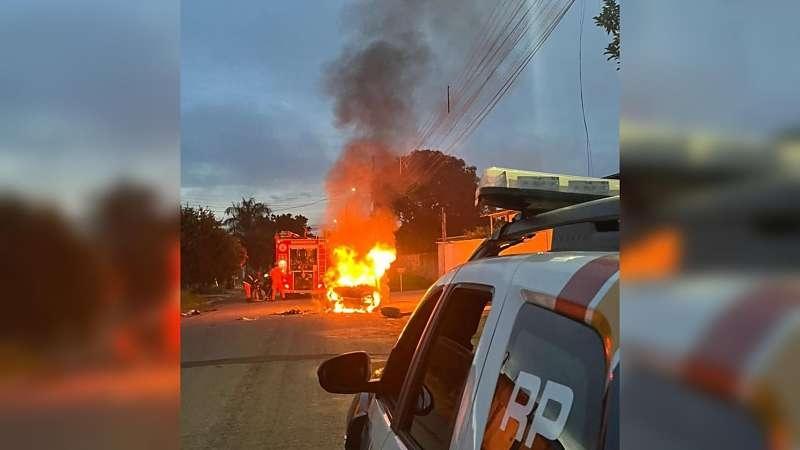 Embriagado, motorista causa acidente com carreta e acaba preso ao impedir trabalho dos Bombeiros em MT