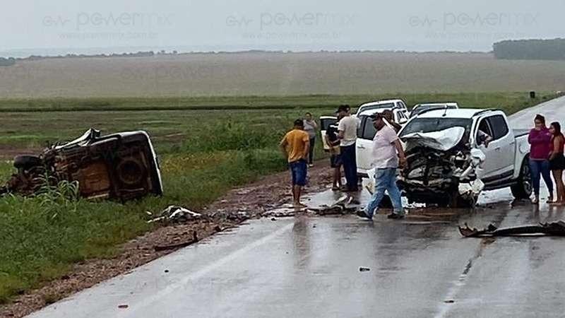Jovem de 24 anos morreu após bater de frente com caminhonete em MT