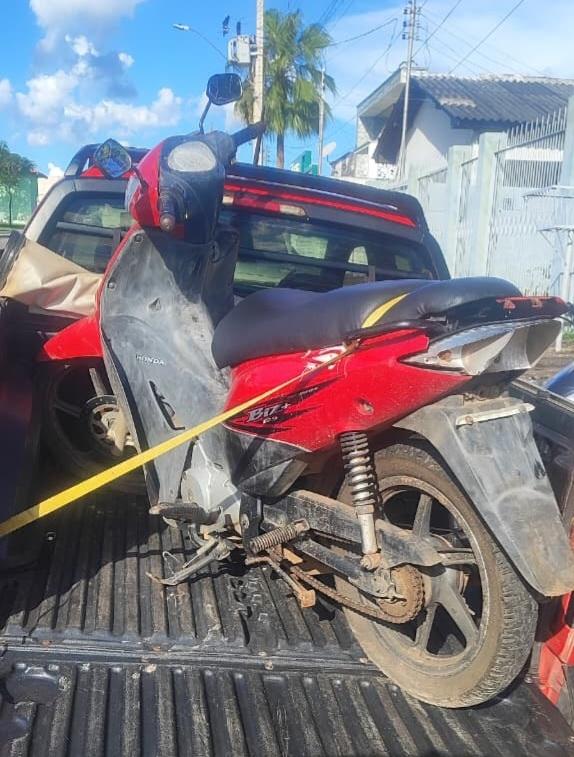Motocicleta furtada em Diamantino foi recuperada pela PM em Arenápolis