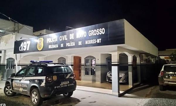 Polícia Civil prende suspeito de furto a empresa de transporte em Nobres