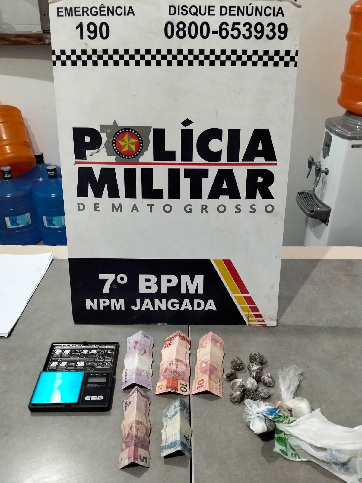  Polícia Militar de Jangada realiza operação contra tráfico de drogas e associação criminosa