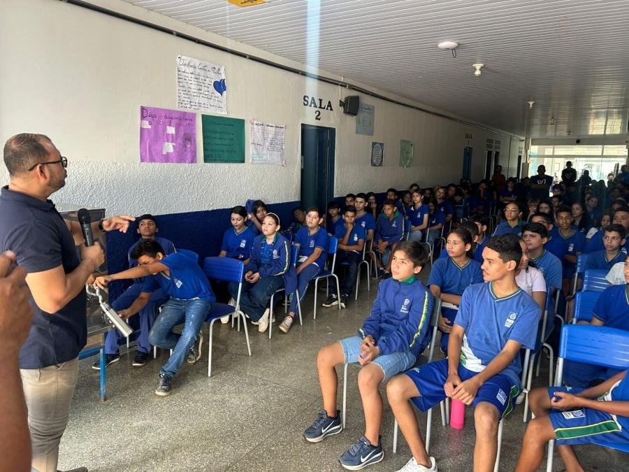 CMDCA e Conselho Tutelar de Rosário Oeste realizaram palestra sobre Cyberbullying 