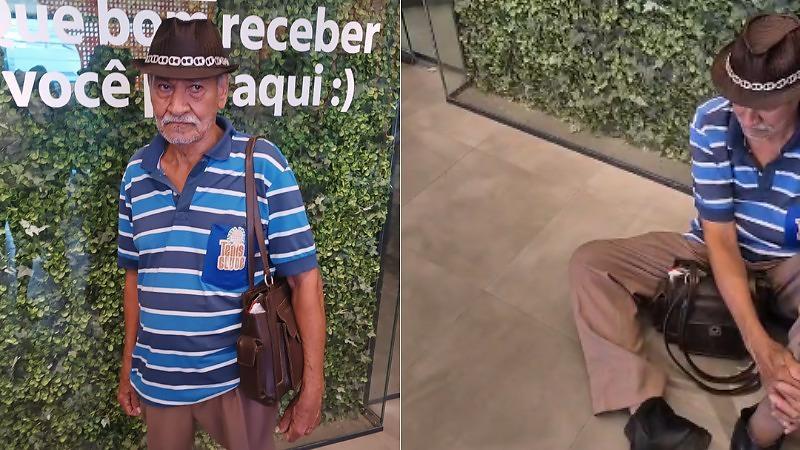 Idoso de 91 anos passa mal em banco e filho denuncia descaso em VG: “Humilhação muito grande”