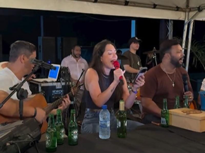 Janaina Riva vira vocalista de banda de pagode em Várzea Grande