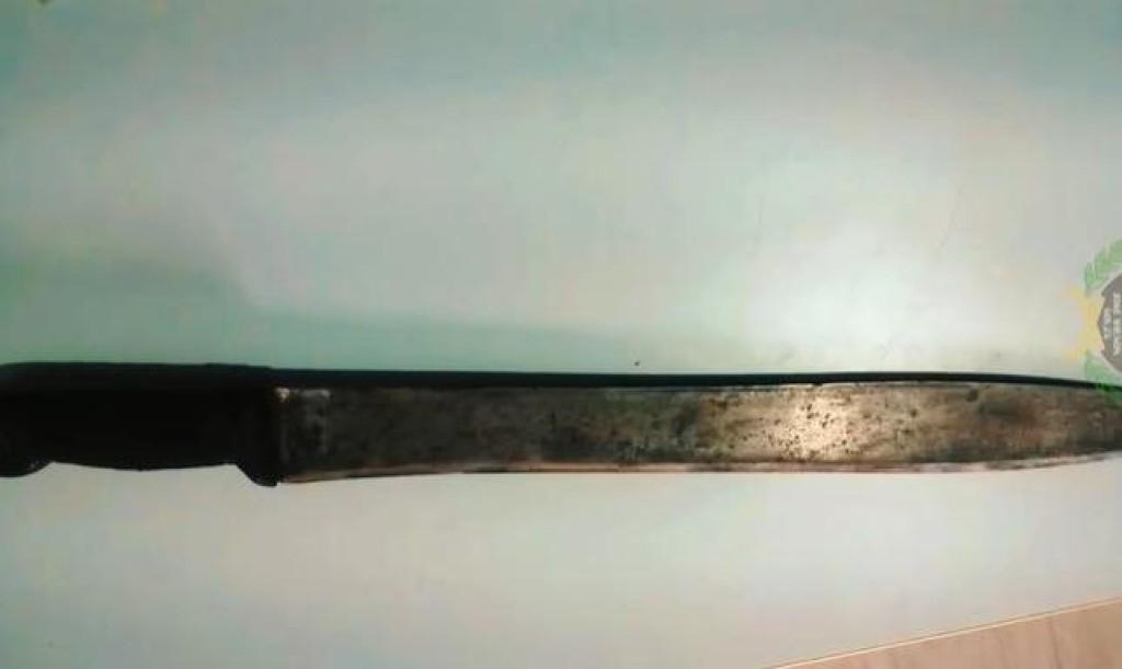 Polícia Militar prende suspeito por tentativa de homicídio utilizando um facão