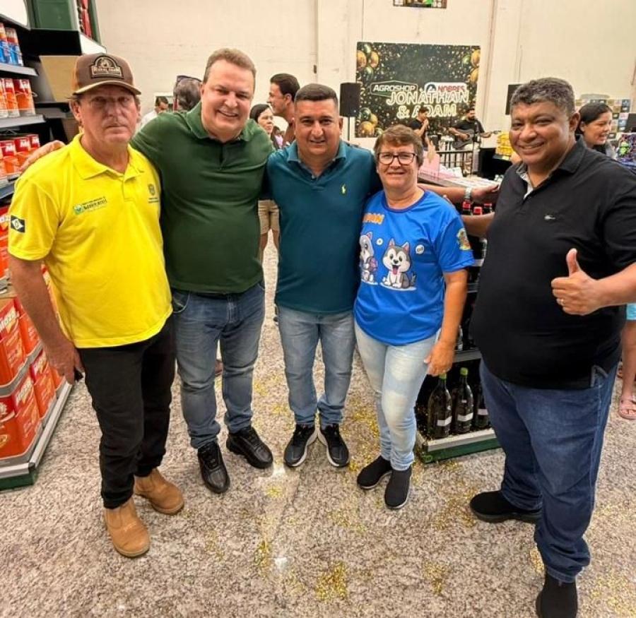 Rosário Oeste fortalece agronegócio com inauguração da AgroShop e presença de lideranças políticas