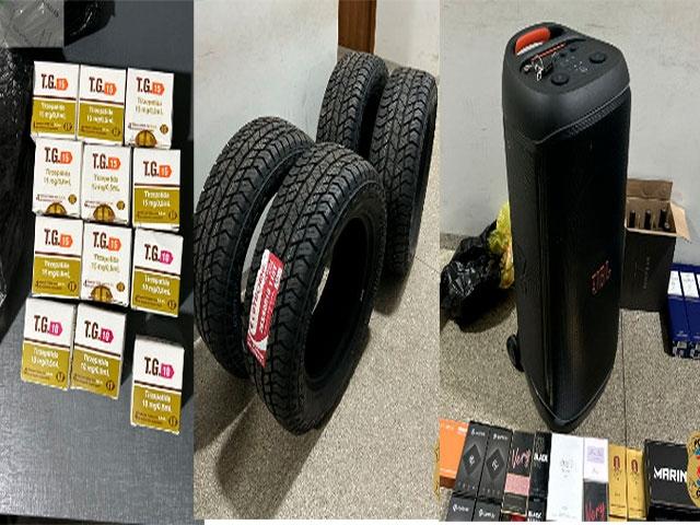 Sorriso: Homem é preso com Mounjaro, pneus e outros produtos do Paraguai