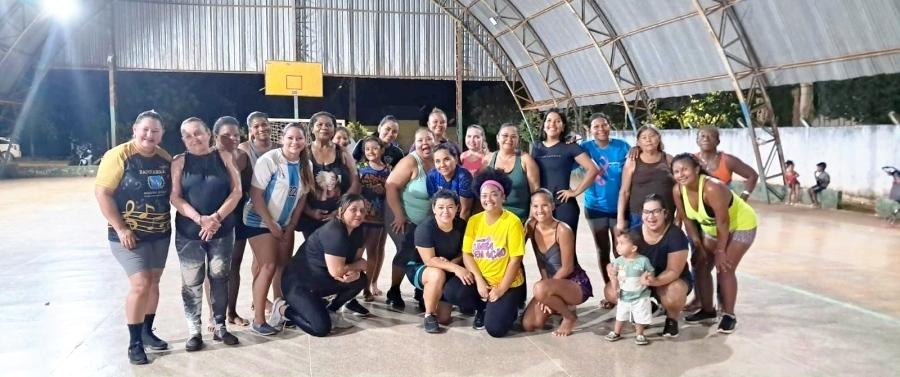 Zumba em Ação movimenta Distrito de Bauxi, em Rosário Oeste, com primeiro aulão de saúde e integração