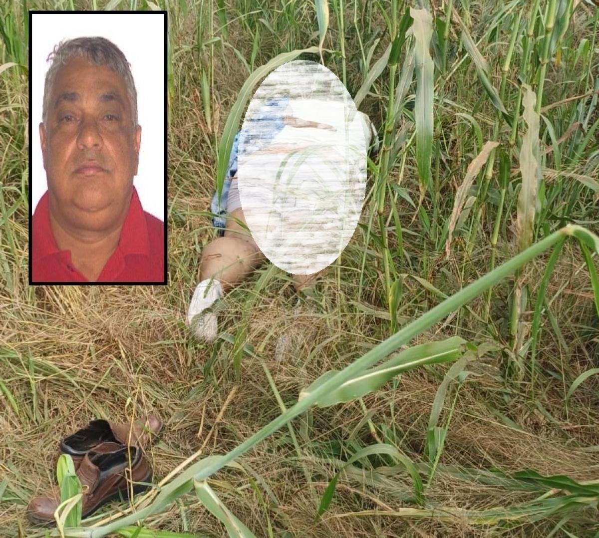 Corpo foi encontrado sem calça e com ferimentos na cabeça em fazenda