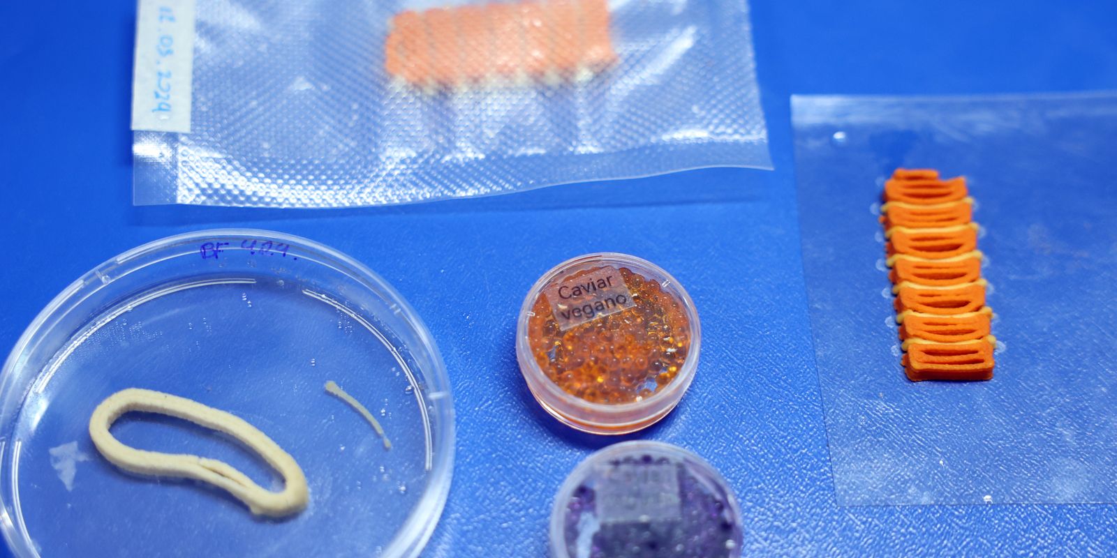 Embrapa desenvolve salmão, caviar e anéis de lula veganos por meio de impressão 3D
