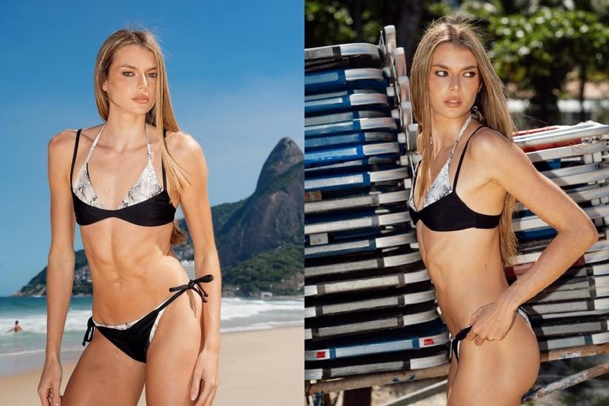 Filha modelo de Lisandra Souto e Tande faz primeiro ensaio de biquíni