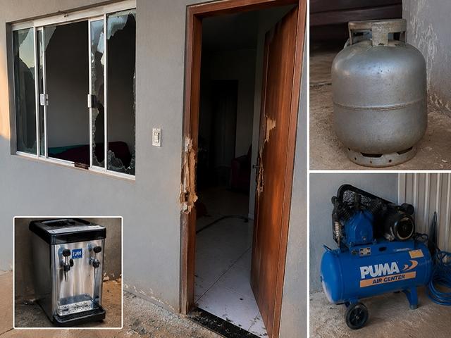 Homem sai para trabalhar e irmão percebe que casa foi arrombada e furtada