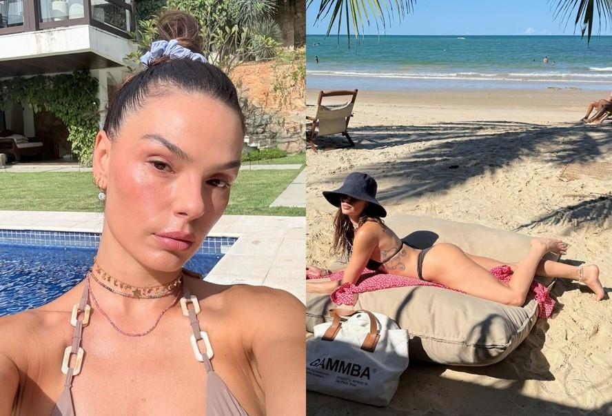 Isis Valverde abre álbum de fotos e mostra momentos em família, viagem e bastidores da rotina