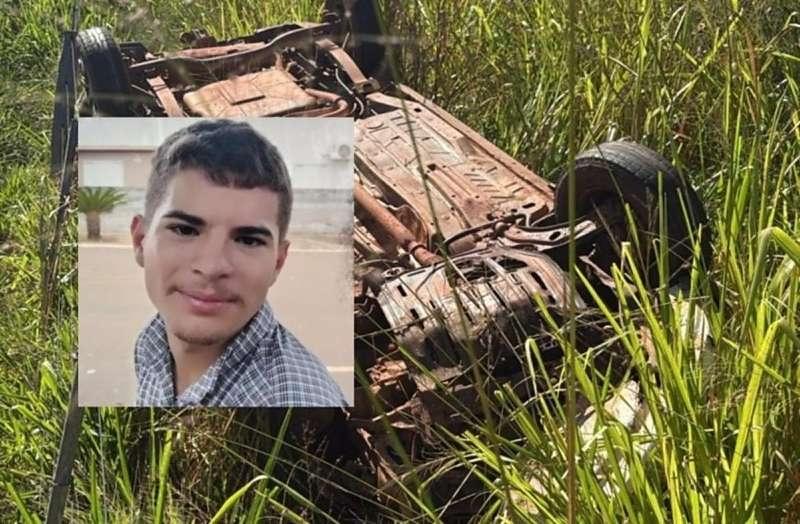 Jovem fica preso em caminhonete por três dias após capotamento em MT