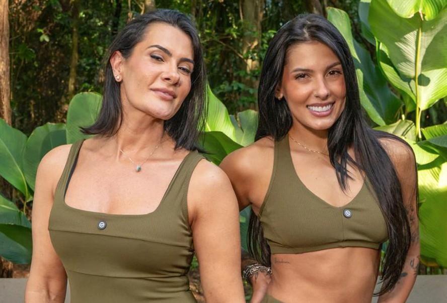Mãe de Ana Castela faz ensaio fitness com a filha