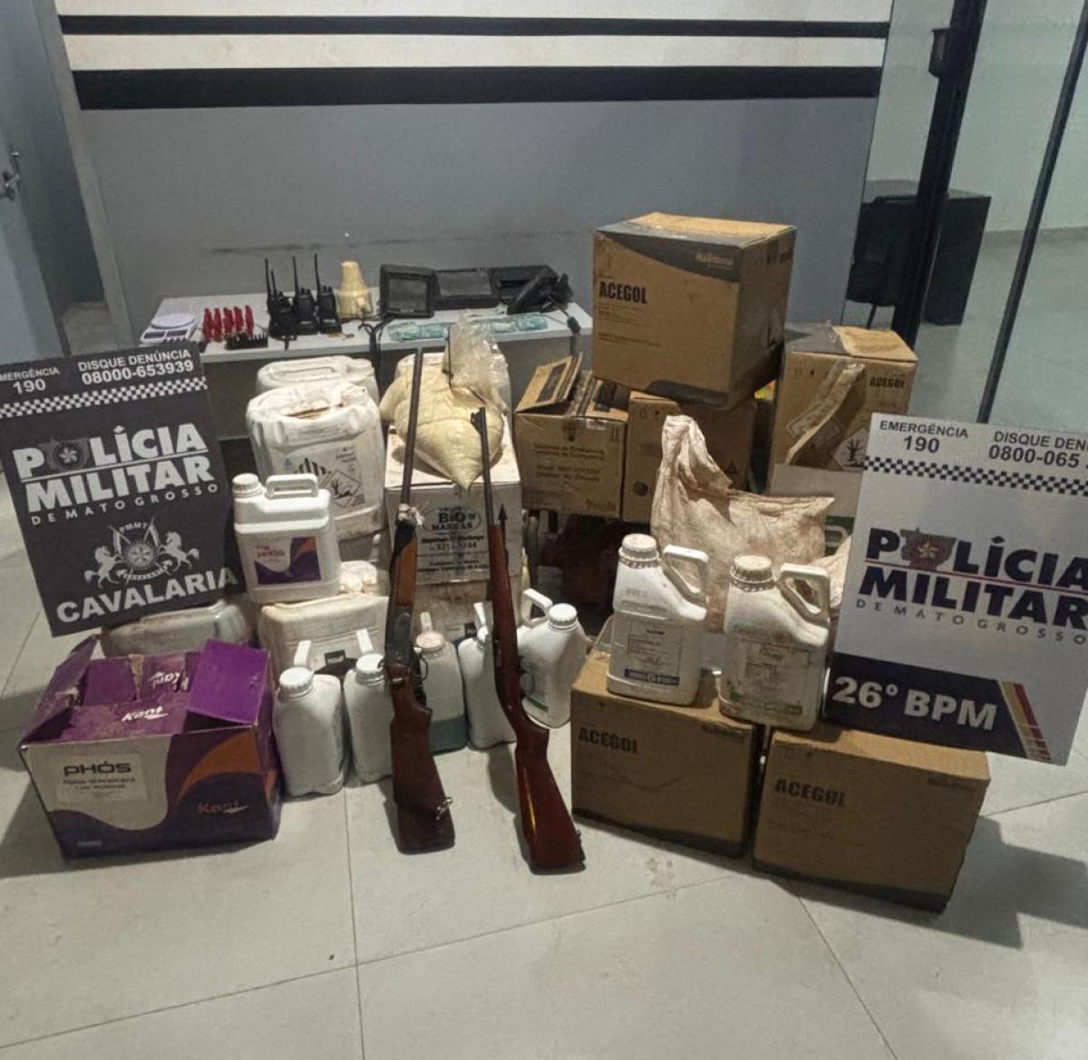 Polícia mira grupo especializado em roubo de defensívos agrícolas