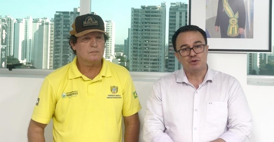 Prefeito de Rosário Oeste vai ao INCRA para tratar da regularização fundiária