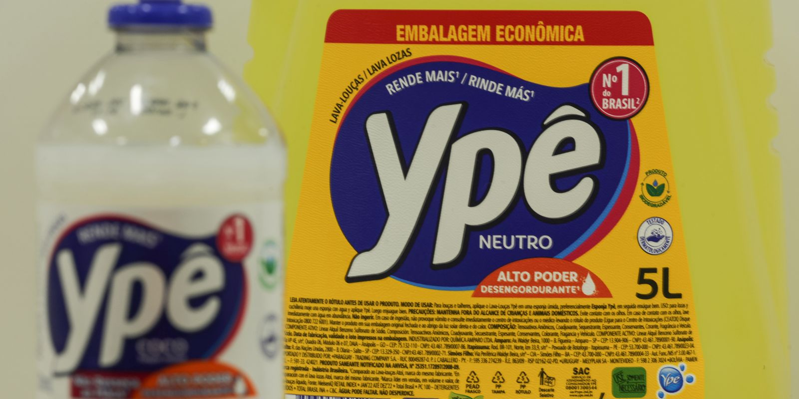 Anvisa aprova a liberação de detergentes e desinfetantes Ypê para produção a partir de 2026