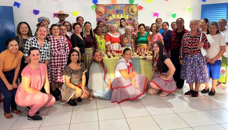 Arraiá do Hiperdia animou pacientes na PSF 2 de Rosário Oeste