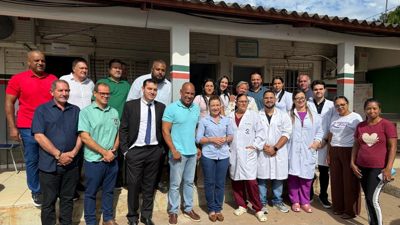 Deputado Juca do Guaraná visita unidades de saúde em Várzea Grande e anuncia investimentos de R$ 1,5 milhão