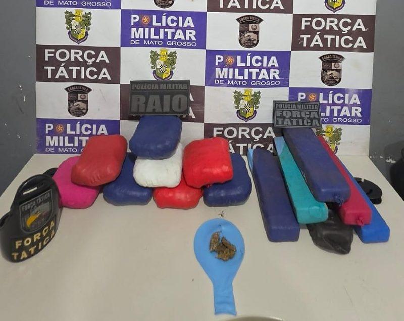 Jovem de 18 anos é presa com drogas em carro de aplicativo em MT