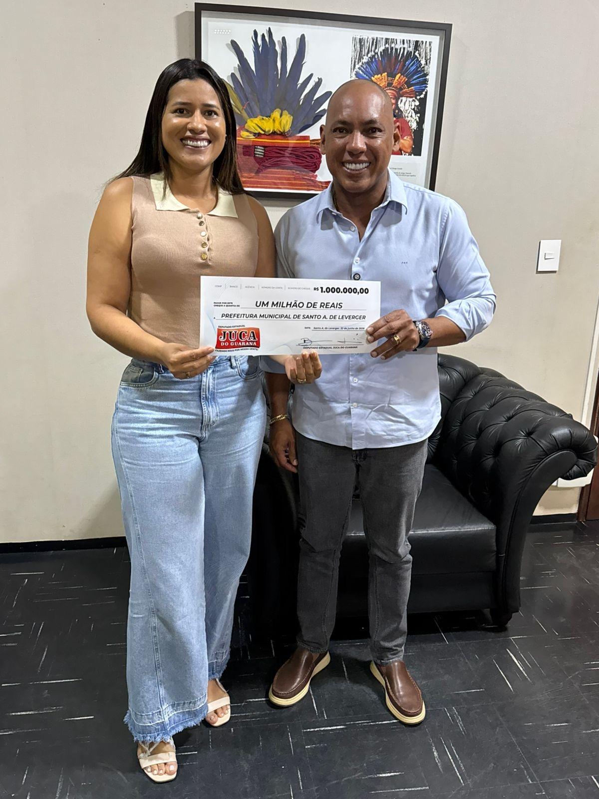 Juca do Guaraná destina R$ 1 milhão para custeio da saúde de Santo Antônio de Leverger