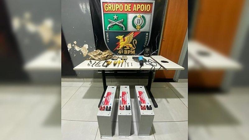 Ladrão invade torre de telefonia, rouba baterias e deixa bairro sem sinal de internet em MT