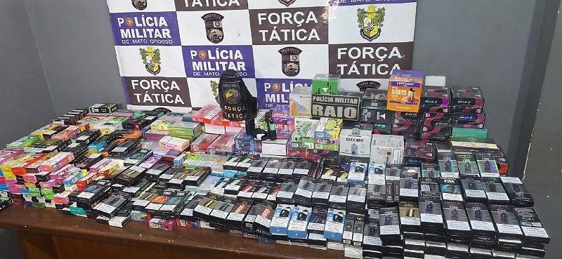 Operação contra contrabando de 'pods' dá prejuízo de R$ 300 mil ao crime