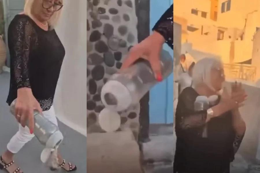 Turista provoca revolta ao espalhar cinzas do marido em ilha grega