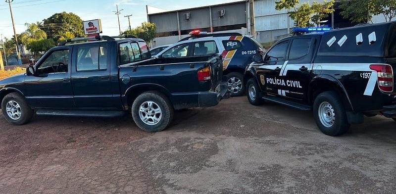 Adolescente foge de casa, furta caminhonete e acaba cercado pela polícia