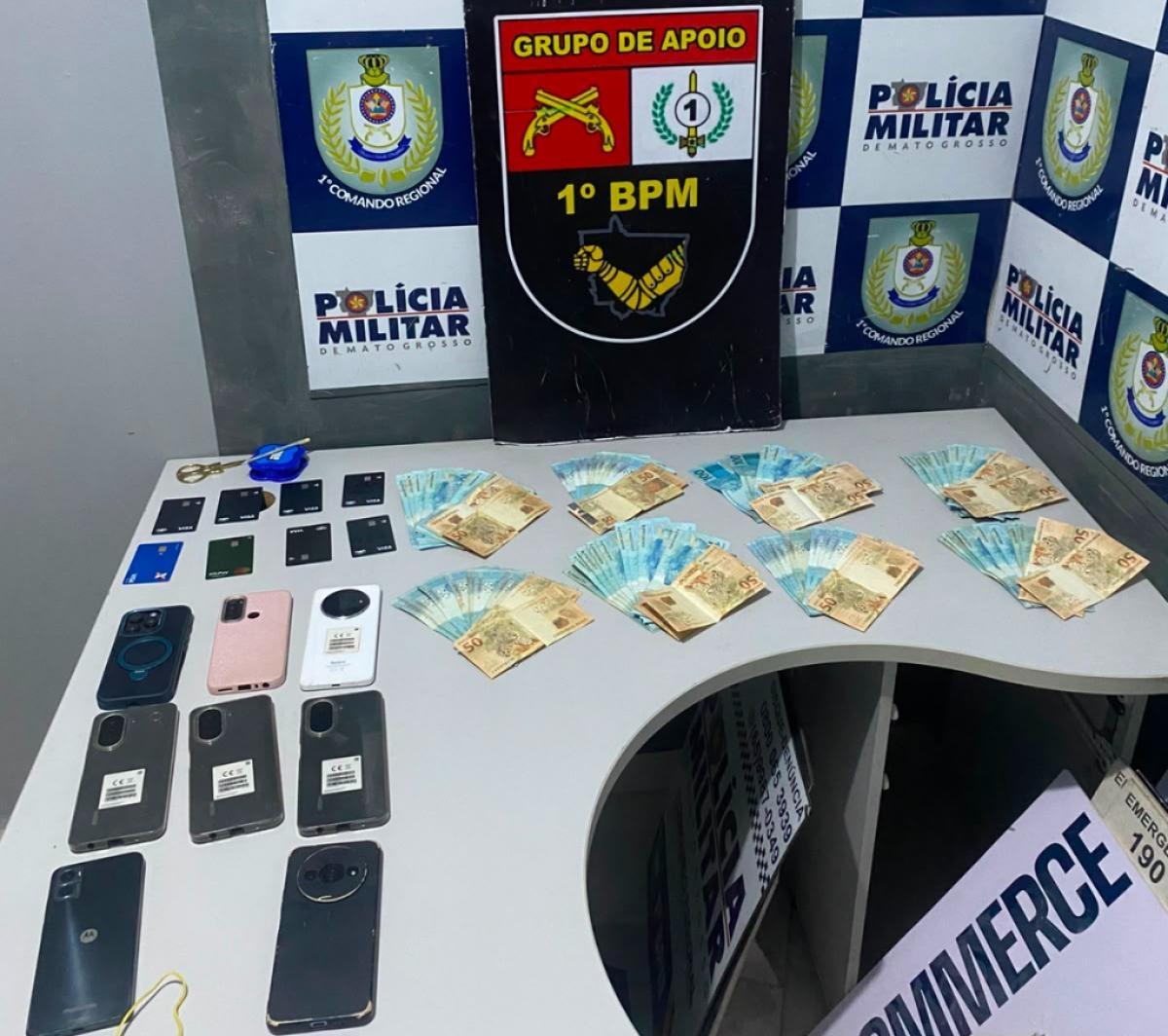 Criminoso é preso com mala de dinheiro e admite 'renda' de golpes online