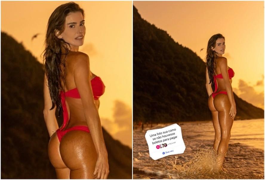 Deborah Secco eleva a temperatura ao entrar em trend: 'Como se não houvesse boletos'