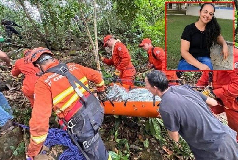 Desaparecida há três dias, mulher é resgatada em ribanceira de 50 metros em cachoeira de MT