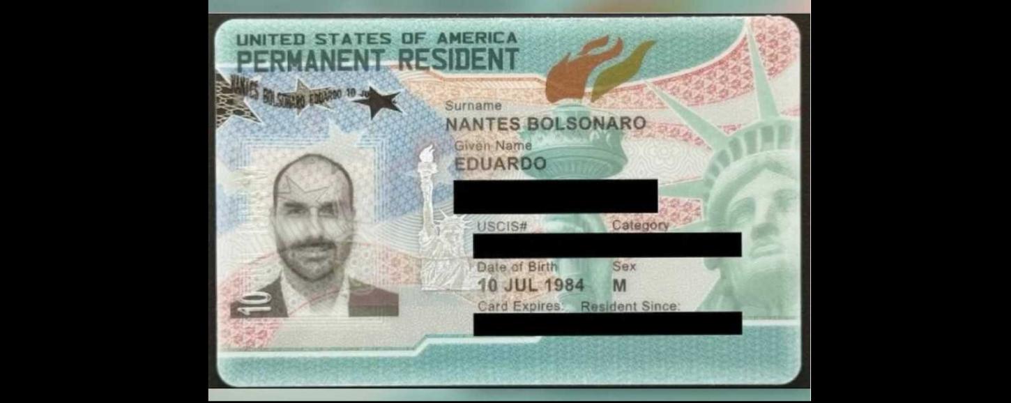 Governo Trump concede green card para Eduardo Bolsonaro viver nos EUA, diz aliado