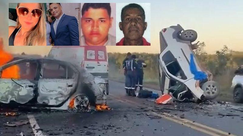 Identificadas vítimas de batida que deixou 4 mortos na Estrada da Guia em Rosário Oeste