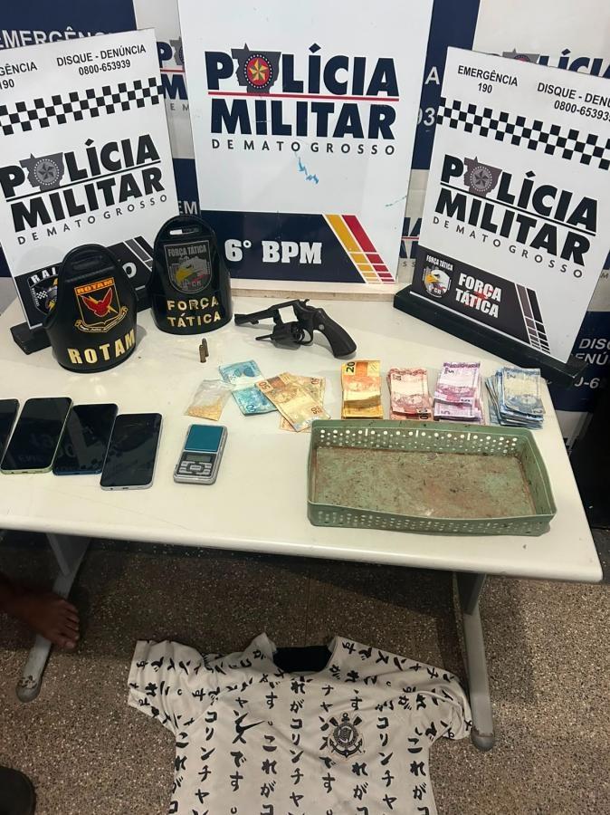 PM prende 7 faccionados após tentativa de homicídio em MT