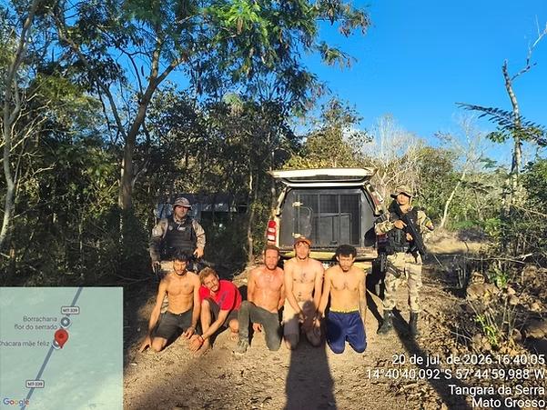 Quadrilha suspeita de furtos em assentamento é presa em Tangará