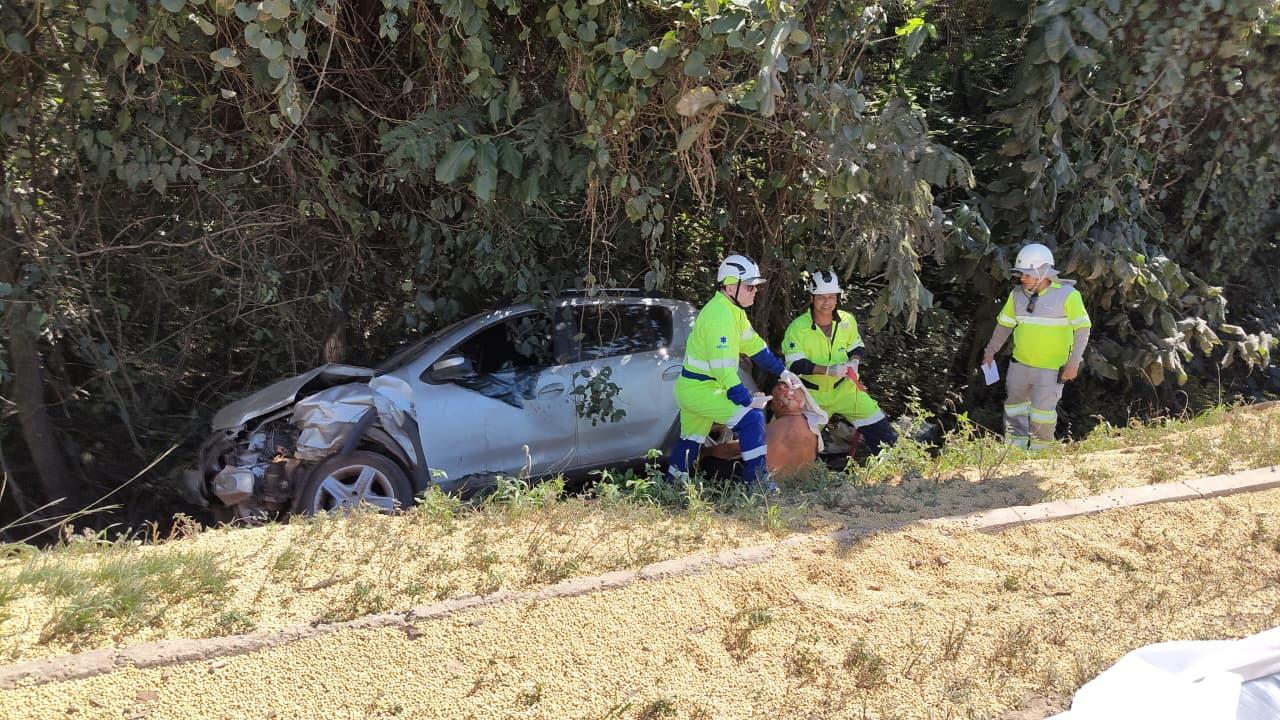 Radialista João de Deus sofre acidente na BR-364 e já se recupera