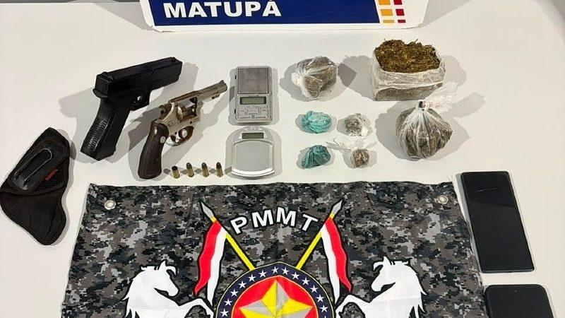 Suspeito atira, tenta fugir e acaba levando polícia até comparsa com drogas em MT