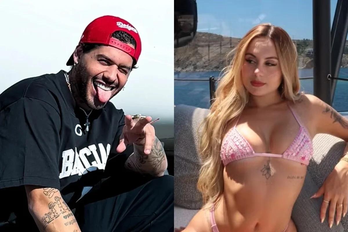 Zé Felipe é flagrado aos beijos com ex-namorada de Orochi no Rio