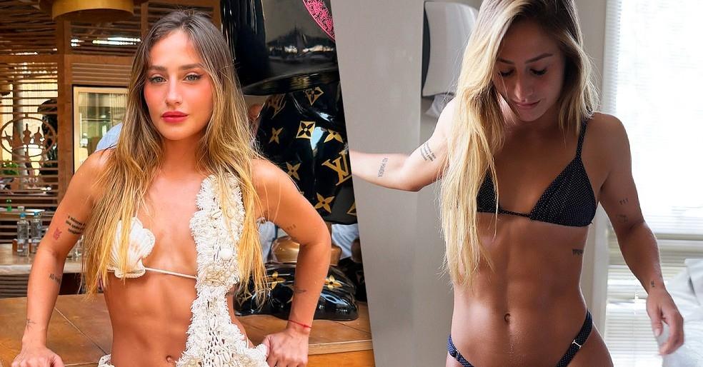 Bruna Griphao exibe corpo de biquíni após drenagem linfática; veja o resultado