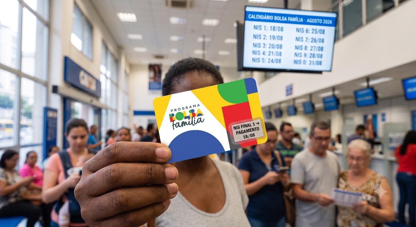 Calendário do Bolsa Família de agosto de 2026 é divulgado pelo governo