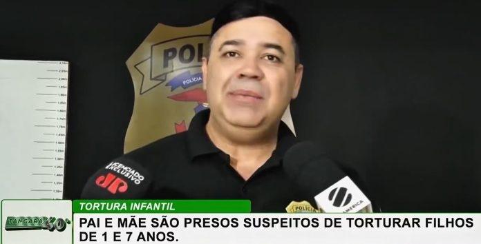 Casal foi preso em flagrante por suspeita de tortura contra duas crianças em Nova Olímpia