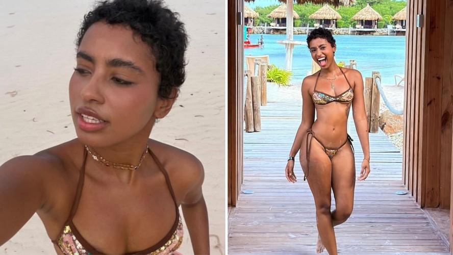 'Dias inesquecíveis': Gabz posa de biquíni durante as férias e ganha comentário sugestivo do namorado