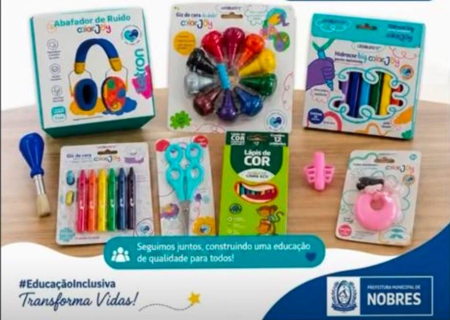 Nobres entrega kits e fortalece inclusão de neurodivergentes