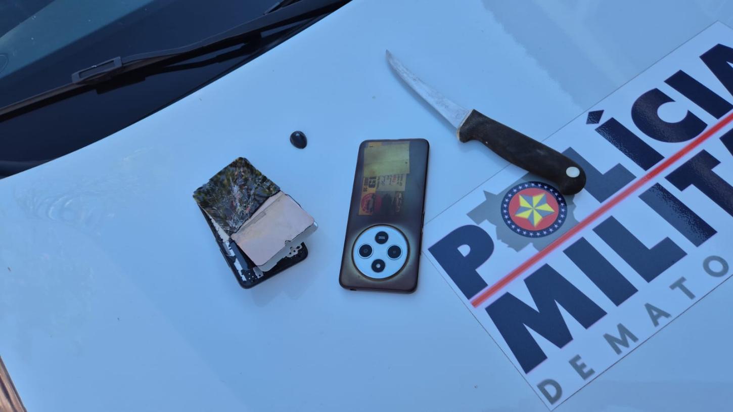 Polícia Militar intercepta fuga e prende faccionado em Diamantino