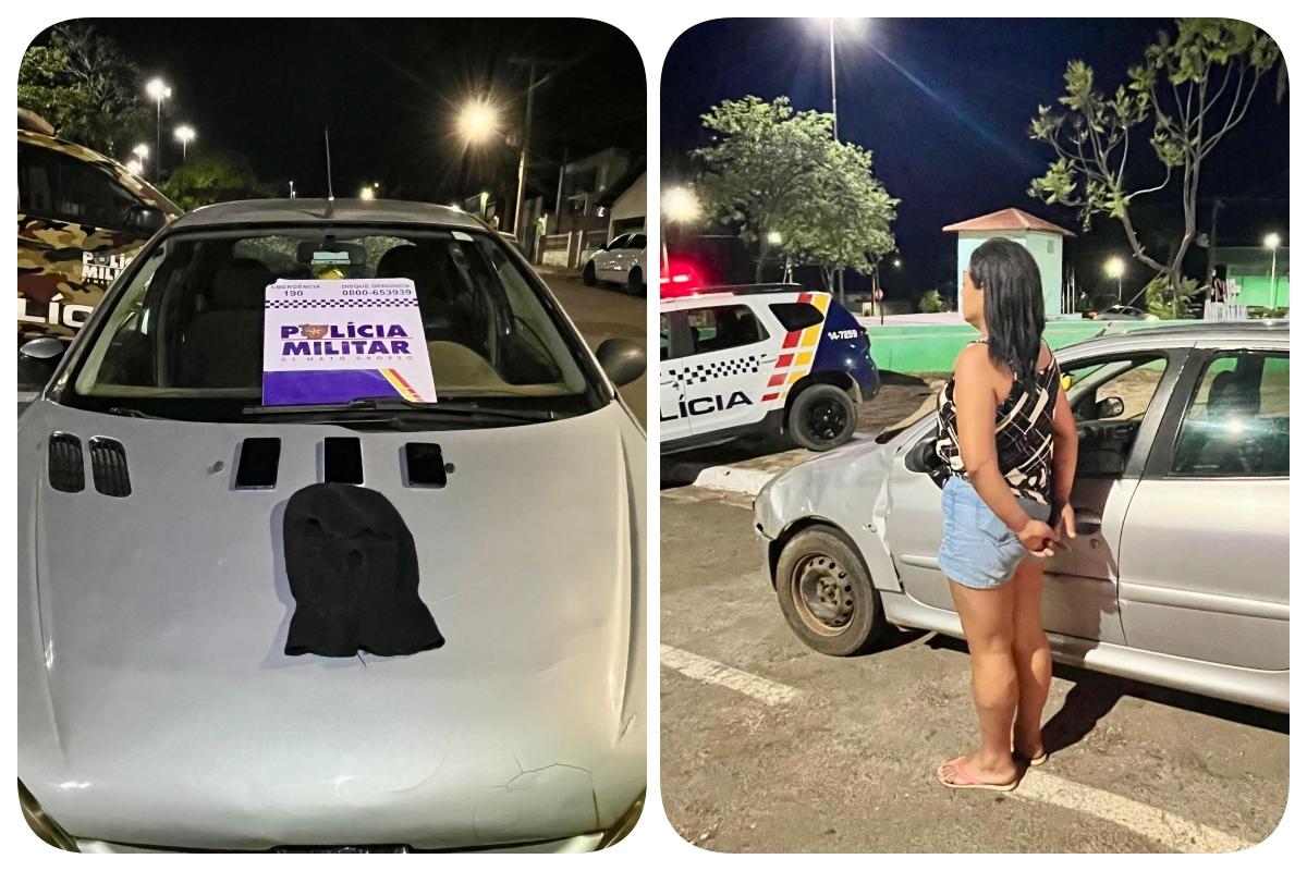 Polícia prende suspeita e apreende veículo ligado a roubos em Diamantino
