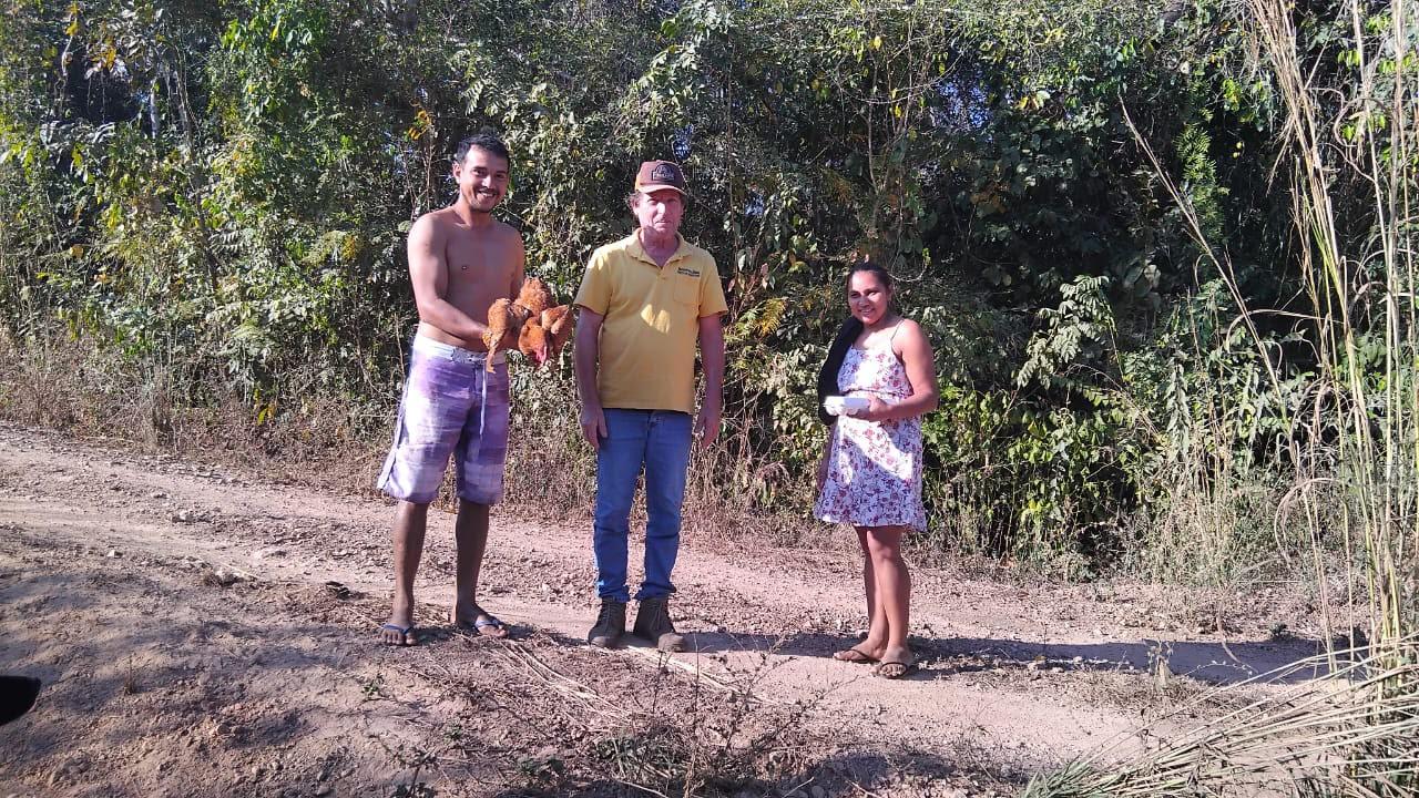 Prefeito Mariano Balabam na Zona Rural de Rosário Oeste